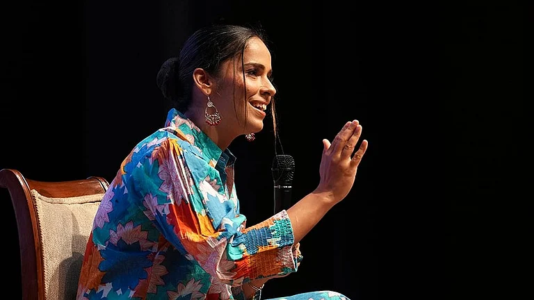 Saina Nehwal joins International Movement To Unite Nations (I.I.M.U.N.) - | Photo: PTI/Kamal Kishore